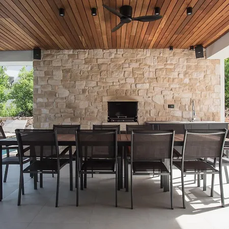 3s House Krk With Panoramic View And Heated Pool * Polje (Krk)