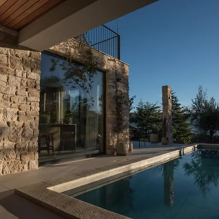 3s House Krk With Panoramic View And Heated Pool * Polje