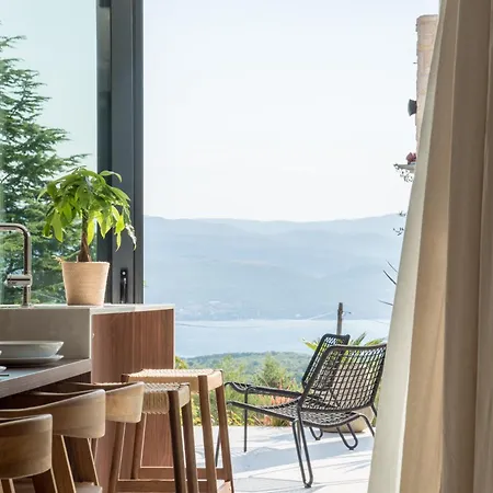 3s House Krk With Panoramic View And Heated Pool * Polje (Krk)