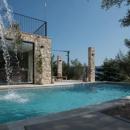 3s House Krk With Panoramic View And Heated Pool Polje (Krk)