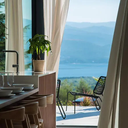 3s House Krk With Panoramic View And Heated Pool * Polje (Krk)